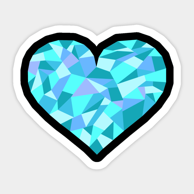 Ice Heart Sticker by Lemonbubble